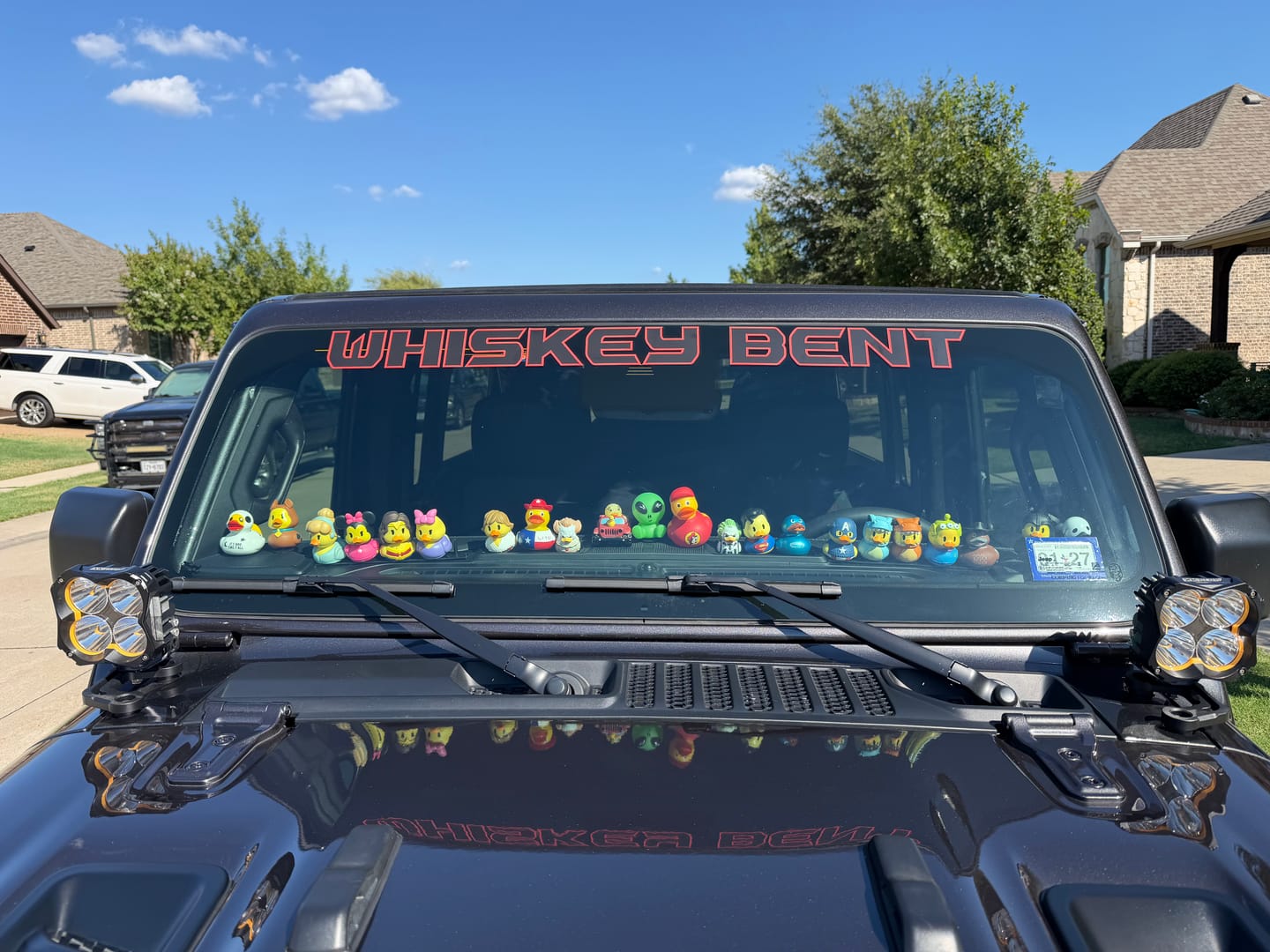Customer photo review of Windshield Lettering