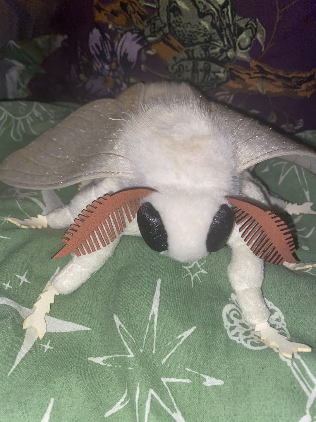 Customer photo review of Silkworm Moth Soft Stuffed Plush Toy