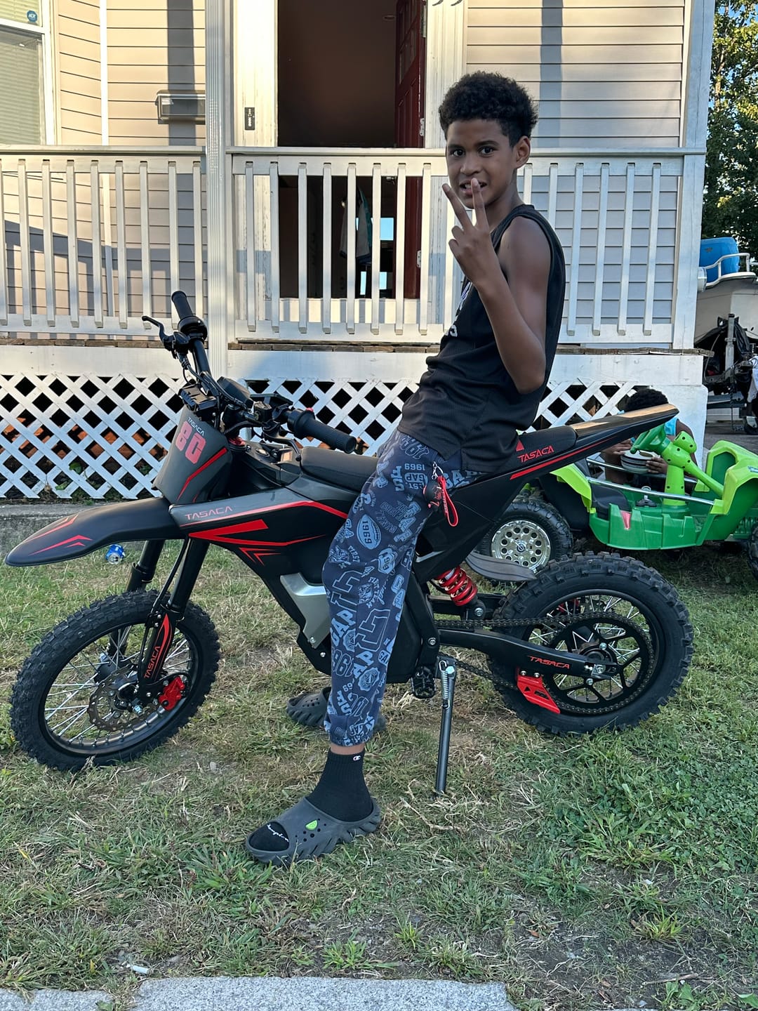 Customer photo review of T500-V58 Electric Dirt Bike
