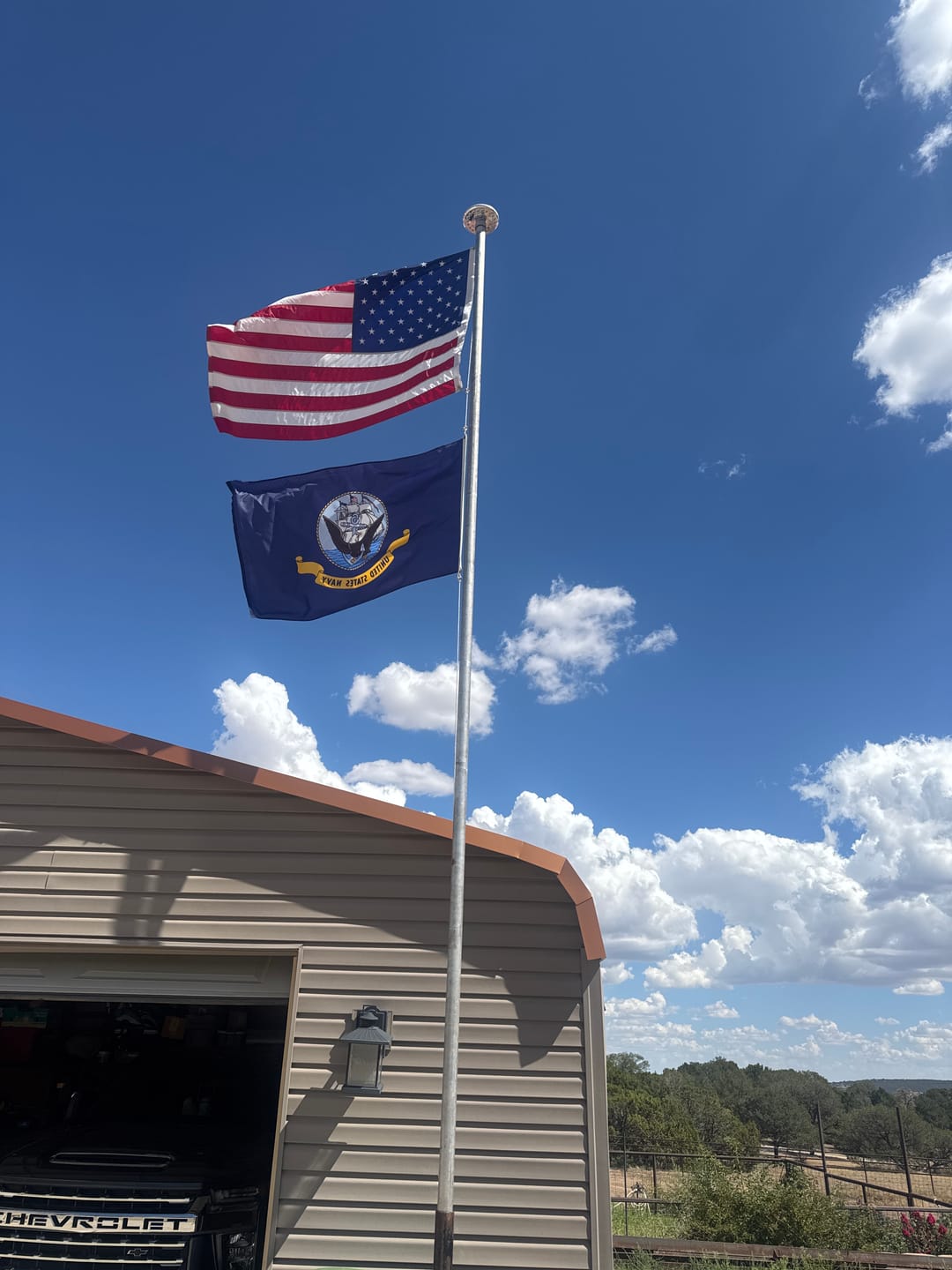 Customer photo review of 4' x 6' American Flag