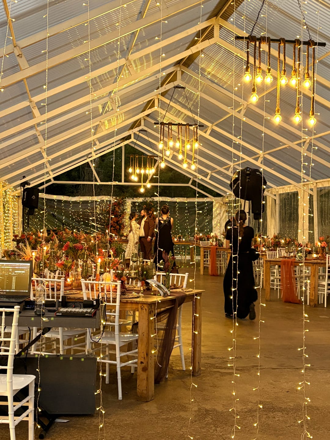 Customer photo review of Curtain Fairy Lights
