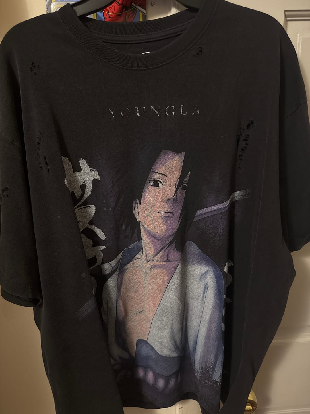 Customer photo review of 4318 - Naruto Distressed Tees