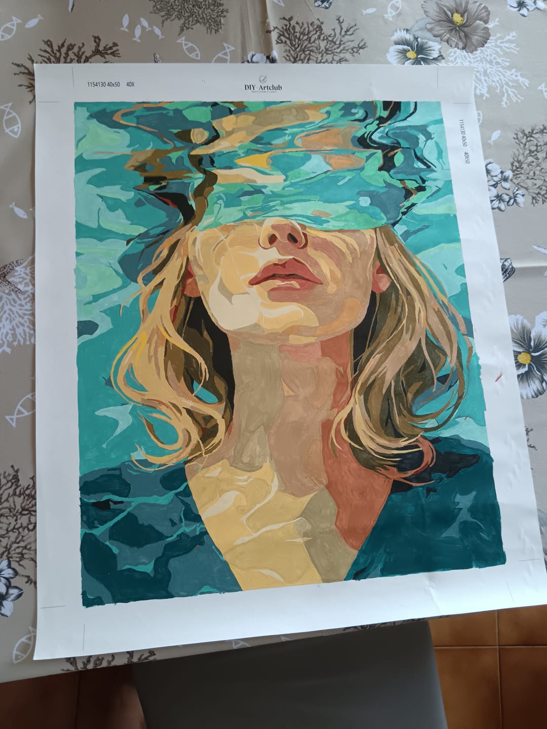 Customer photo review of Under Pt. 2 | Paint by Number