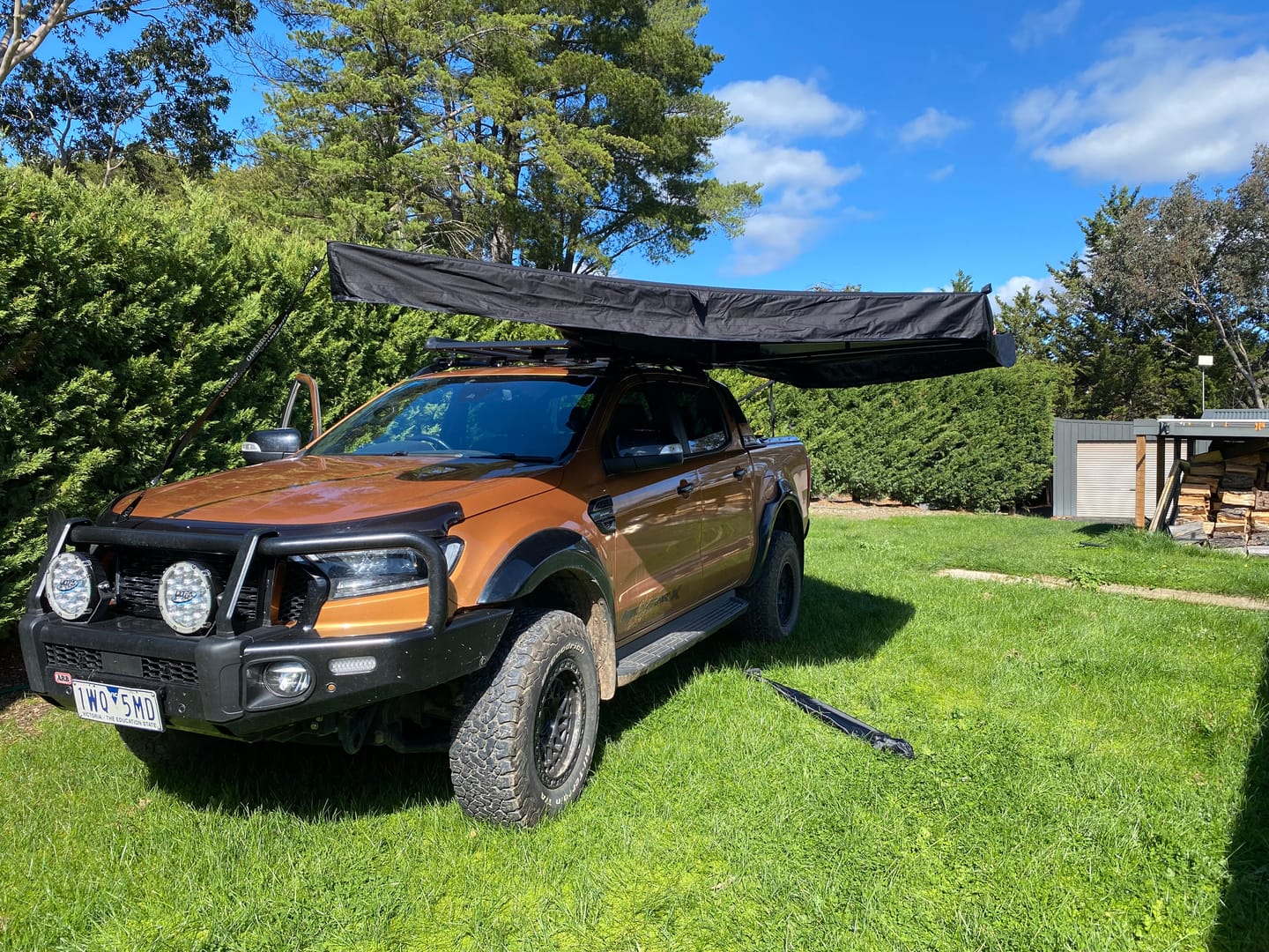 Customer photo review of OPENROAD 180 Free Standing Awning（Pre Sale.ETA:Auguest 15）