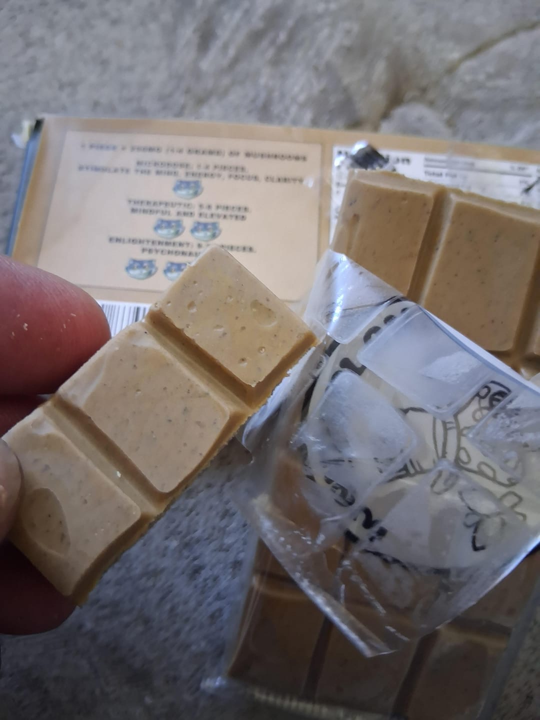 Customer photo review of Wonderland Mushroom Chocolates