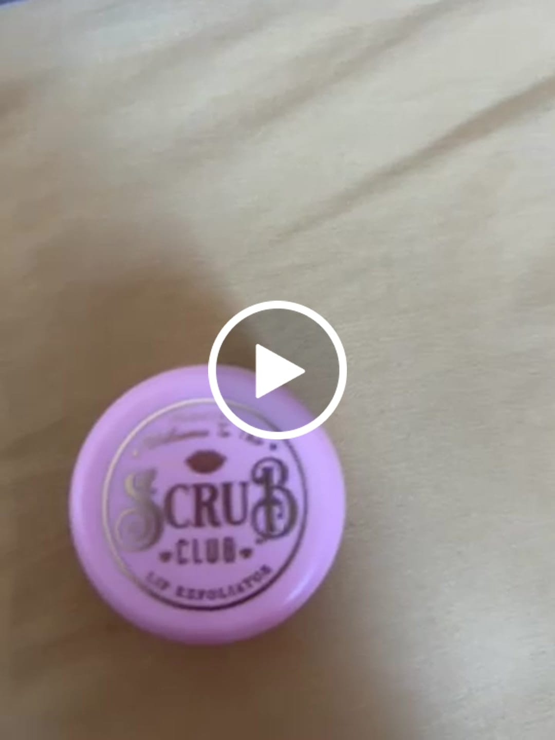 Customer video review of Exfoliating Lip Scrub