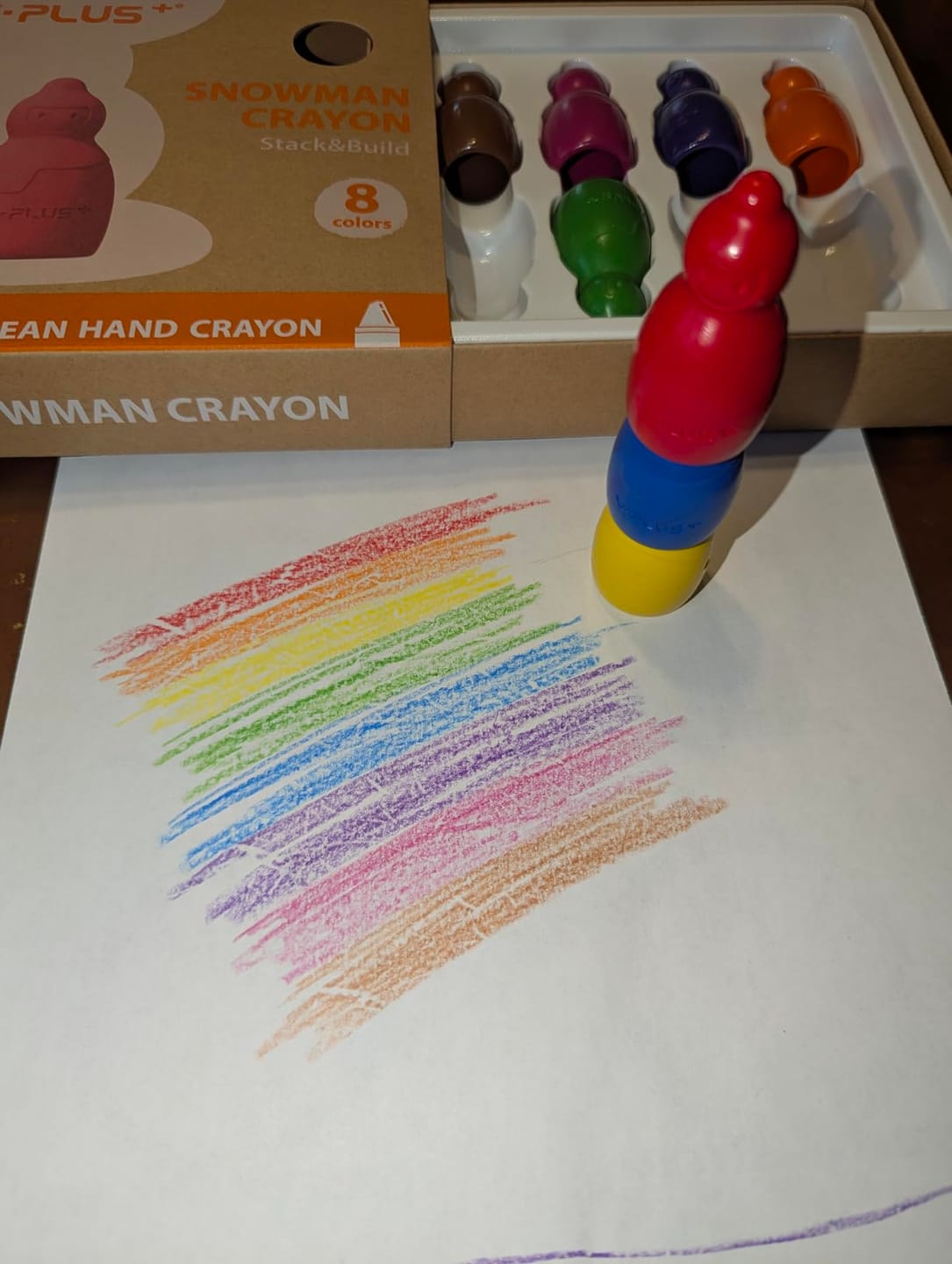 Customer photo review of Jumbo Crayons