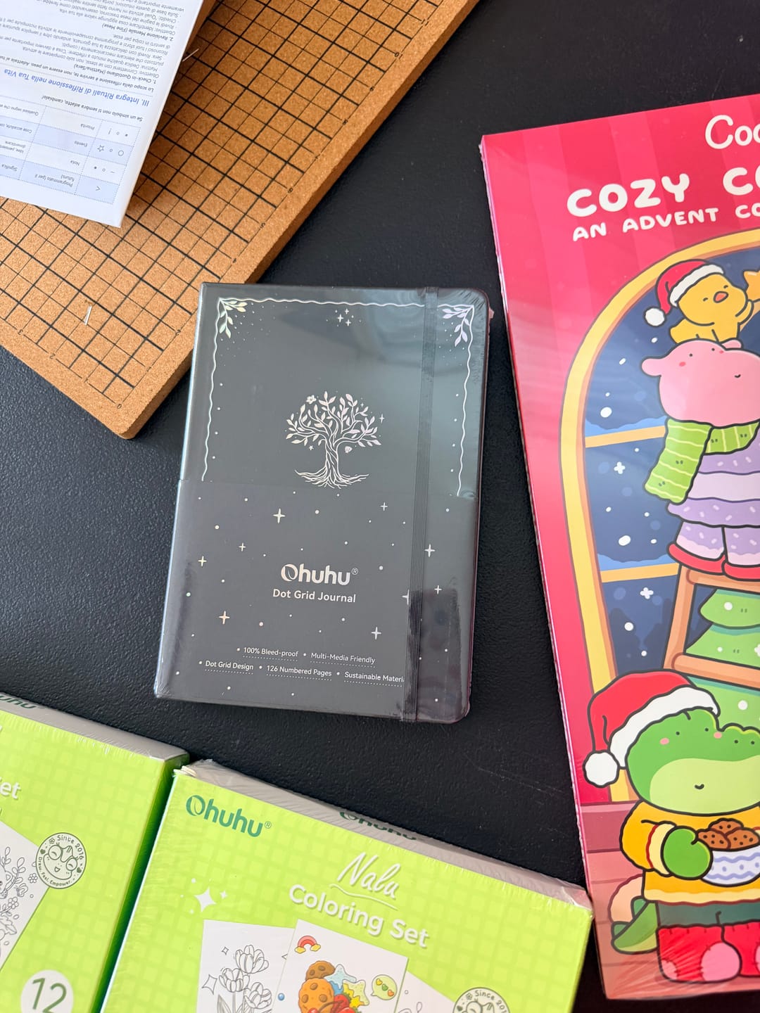 Customer photo review of Ohuhu Bleedproof Bullet Dotted Journal Notebook