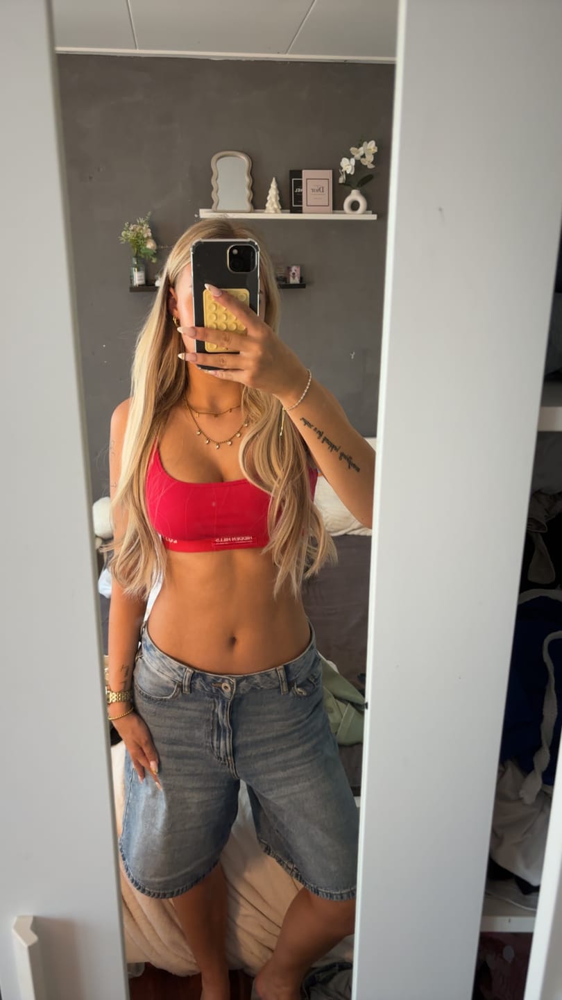 Customer photo review of LABEL BODYSUIT LIGHT BLUE