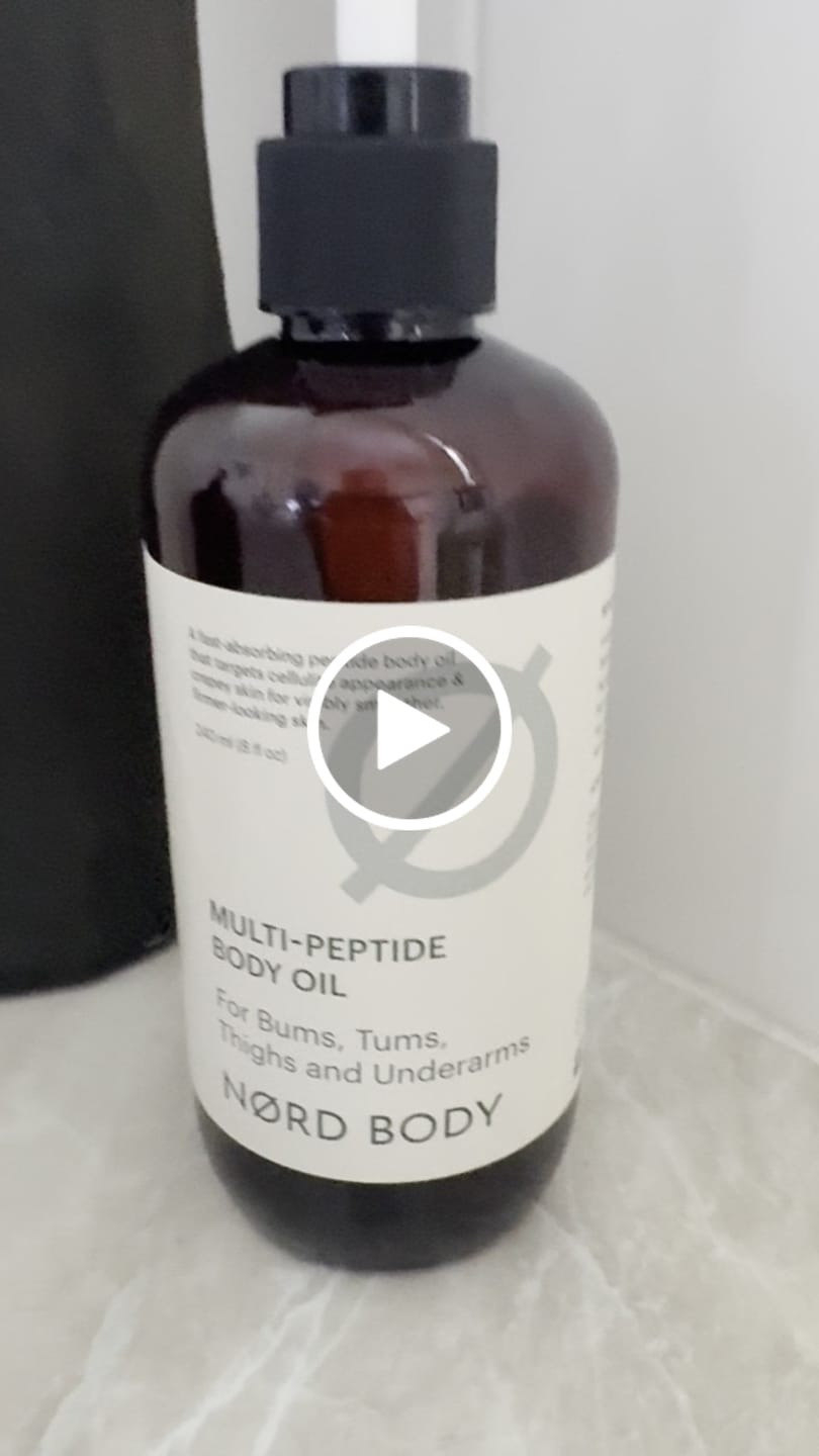 Customer video review of NØRD BODY Peptide Body Oil