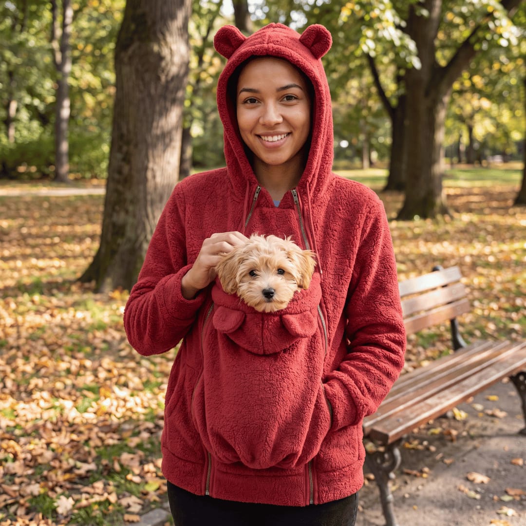 Customer photo review of MyDogBathrobe™ Dog Fleece