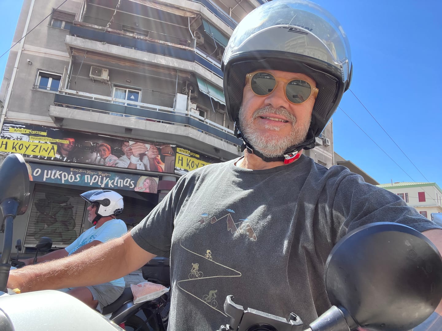 Customer photo review of Mountain bike ride - Stonewashed T-Shirts
