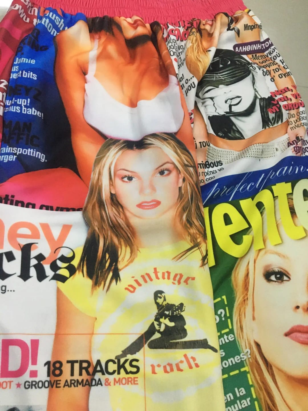 Customer photo review of Y2K Britney Wide Leg Pants