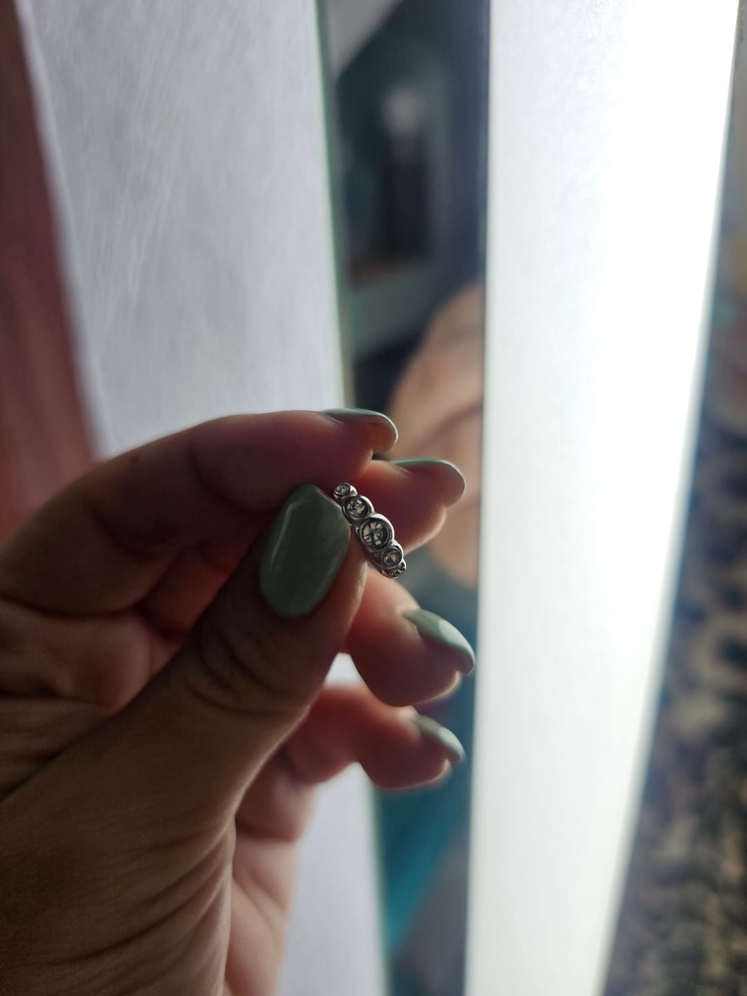 Customer photo review of Aretes Bimba Plata