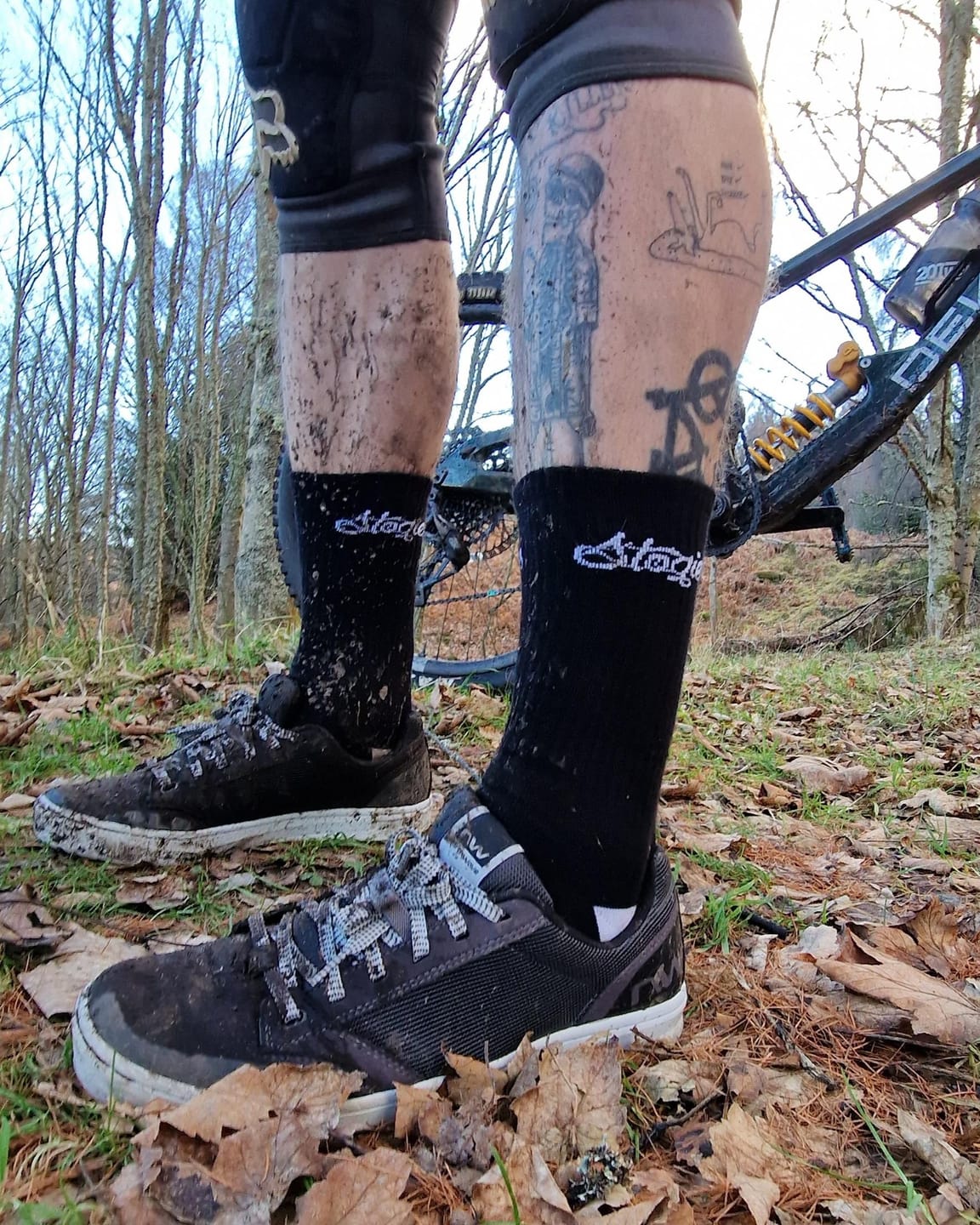 Customer photo review of Trail Socks Black