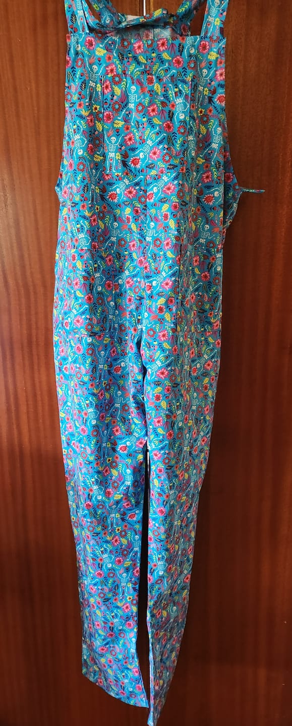 Customer photo review of Garden Skeletons Rose & Hubble Cotton Poplin Fabric