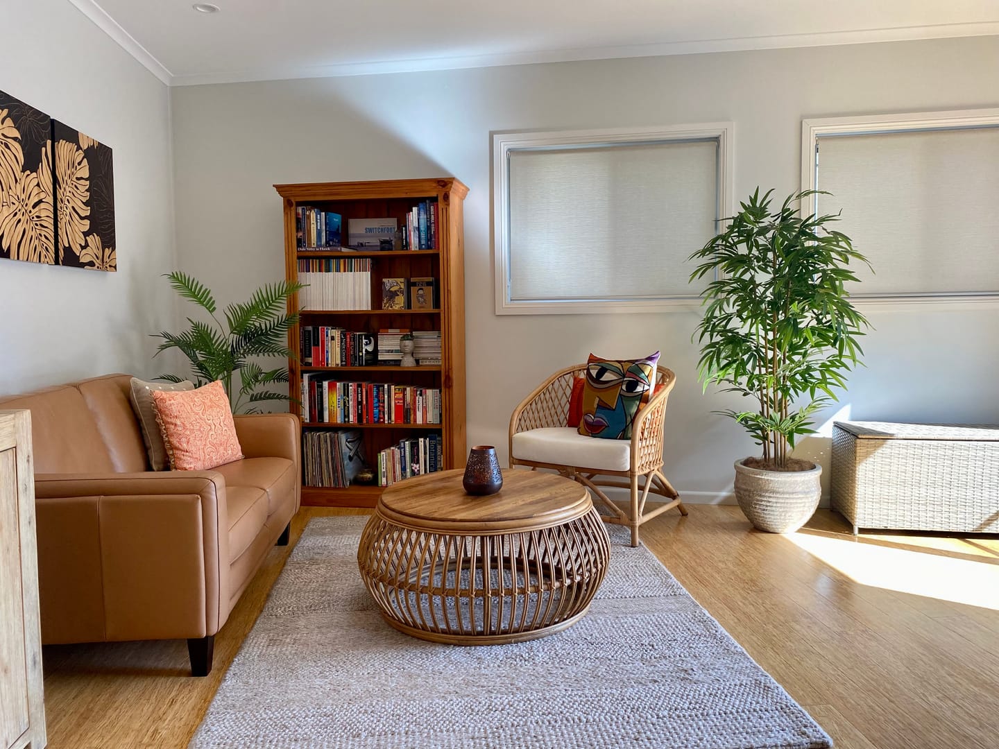 Customer photo review of Premium Artificial Bamboo Plant With Natural Canes 180cm