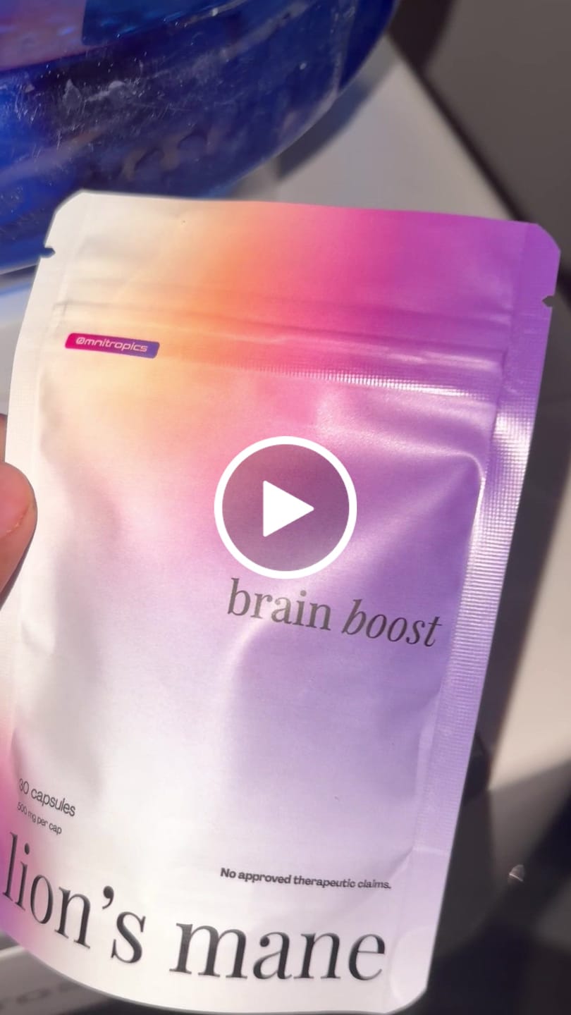 Customer video review of Omnitropics™ Brain Boost Premium Lion's Mane (30 Capsules)