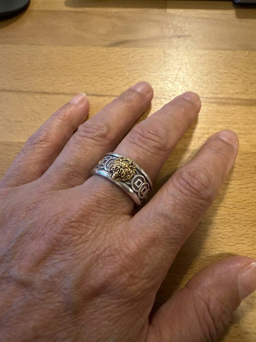 Customer photo review of The Coin Sovereign Pixiu Ring