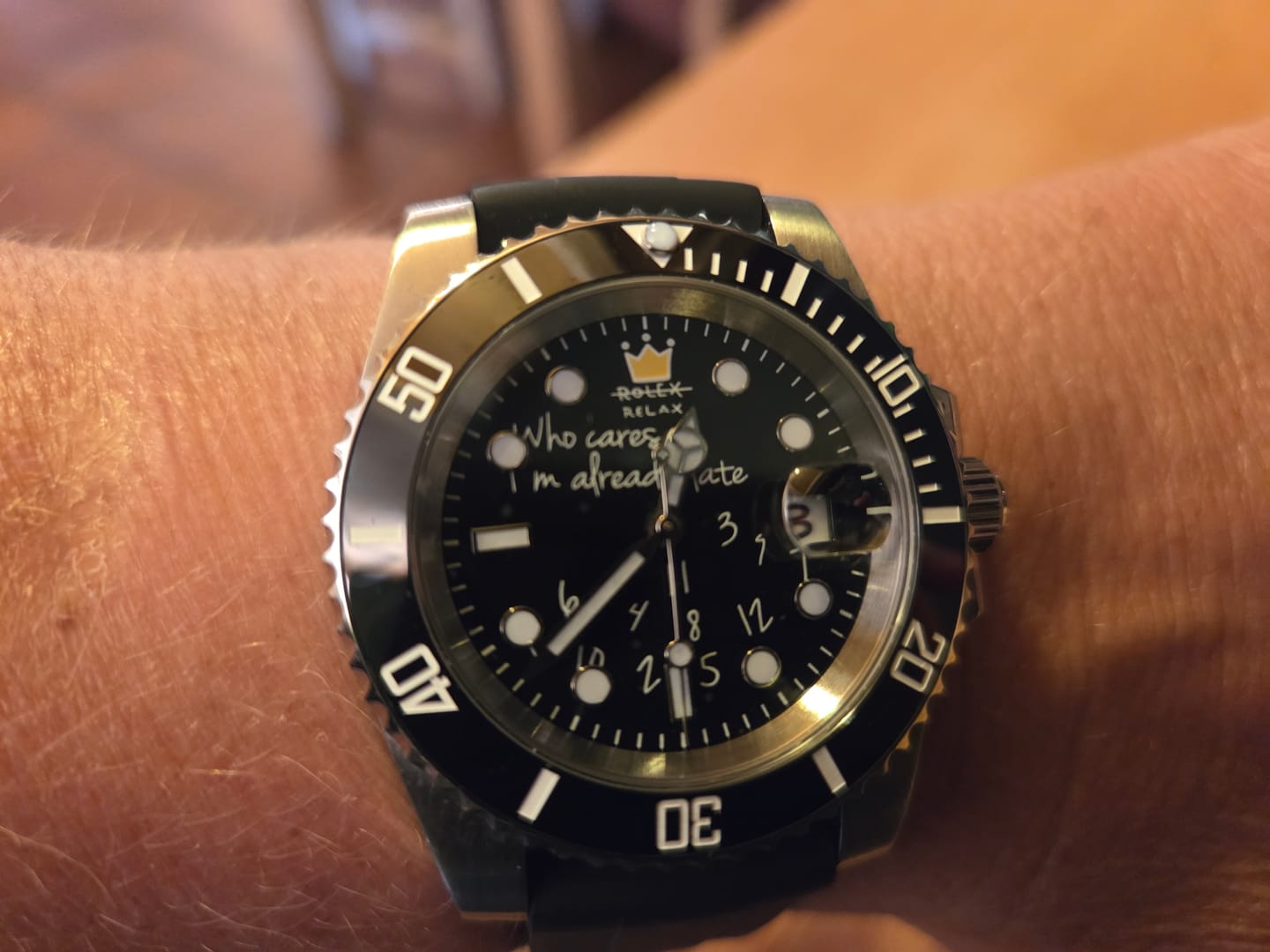 Customer photo review of HYDROCORE FLUORO WATCH
