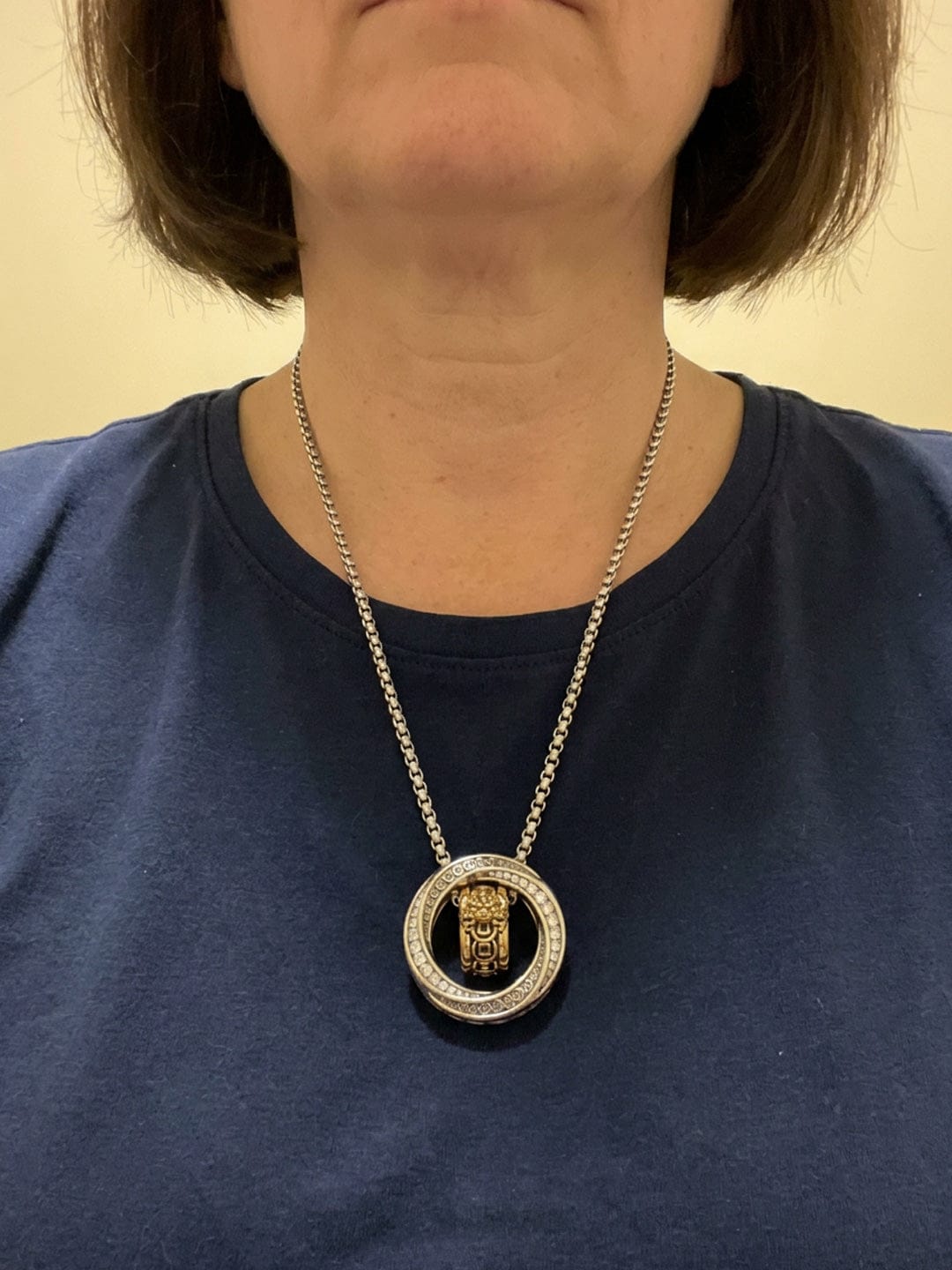 Customer photo review of The Mobius Pixiu Necklace