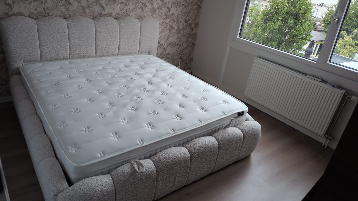 Customer photo review of Boxspring met opbergruimte Alure