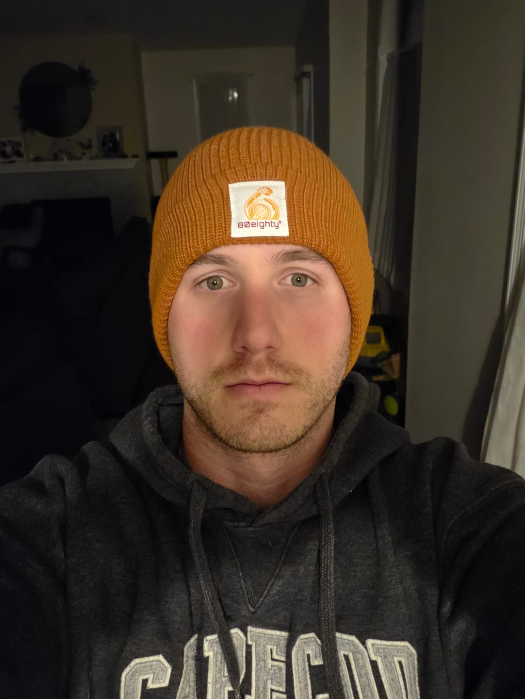 Customer photo review of 80eighty® HeartCars Beanie