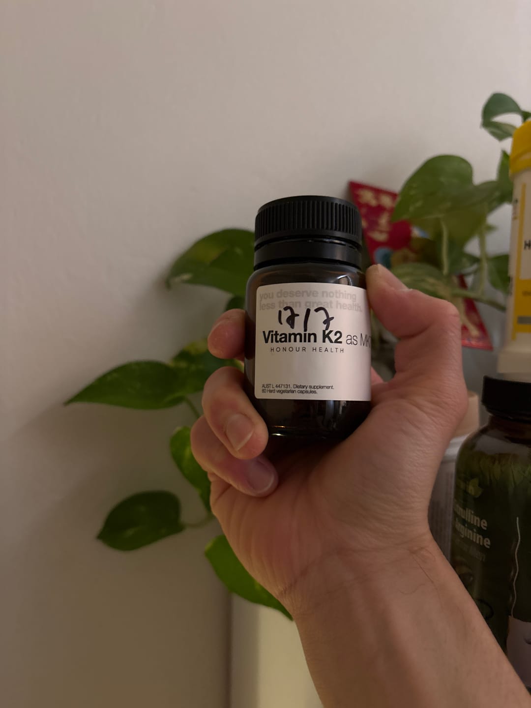 Customer photo review of Calcium with K2 - 120 Capsules