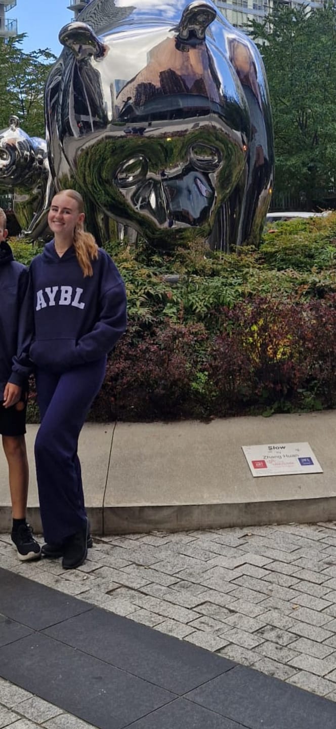 Recenzja zdjęciowa klienta dotycząca spodni ACTIVE STRAIGHT LEG PANTS NAVY