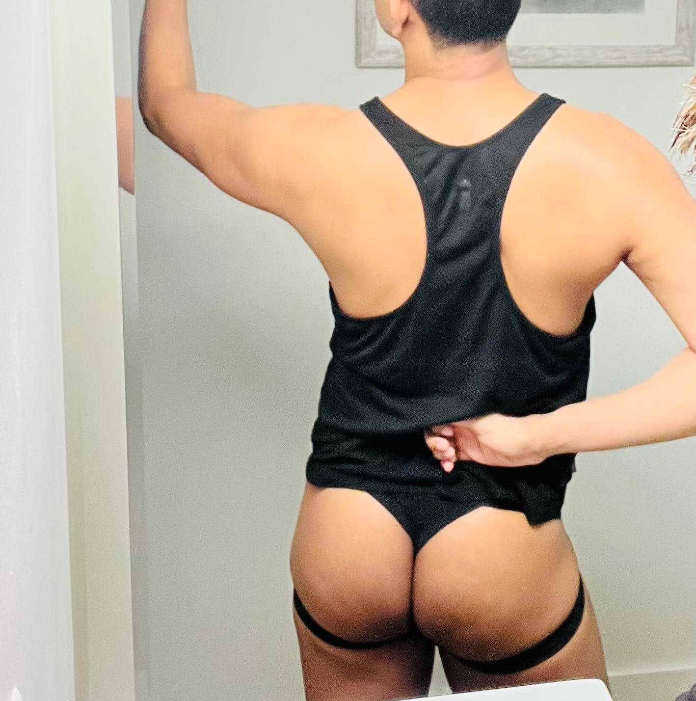 Customer photo review of [DUAL TECH] Lift Jock Thong