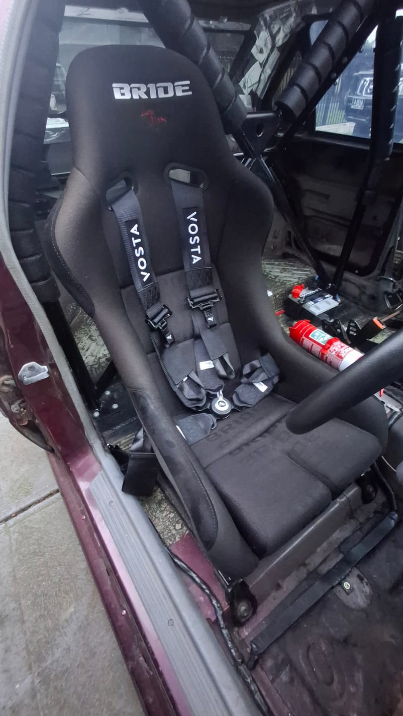 Customer photo review of VOSTA 4 Point Harness - Black