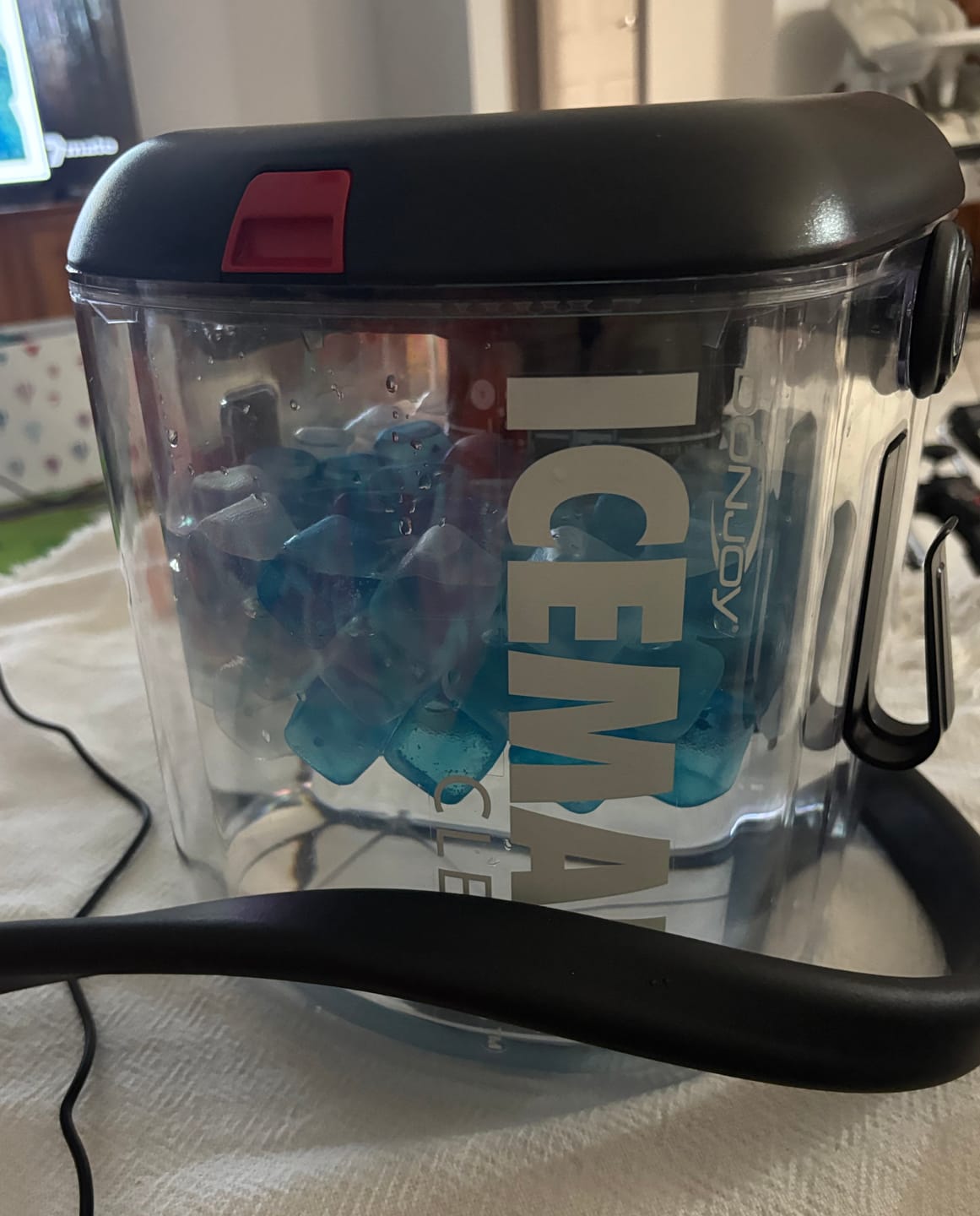 Customer photo review of Mega Freeze Blue Ice - 5kg Black Bag