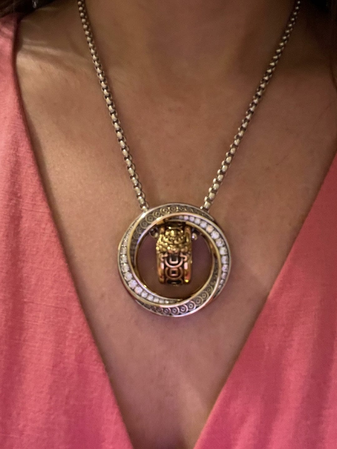 Customer photo review of The Mobius Pixiu Necklace