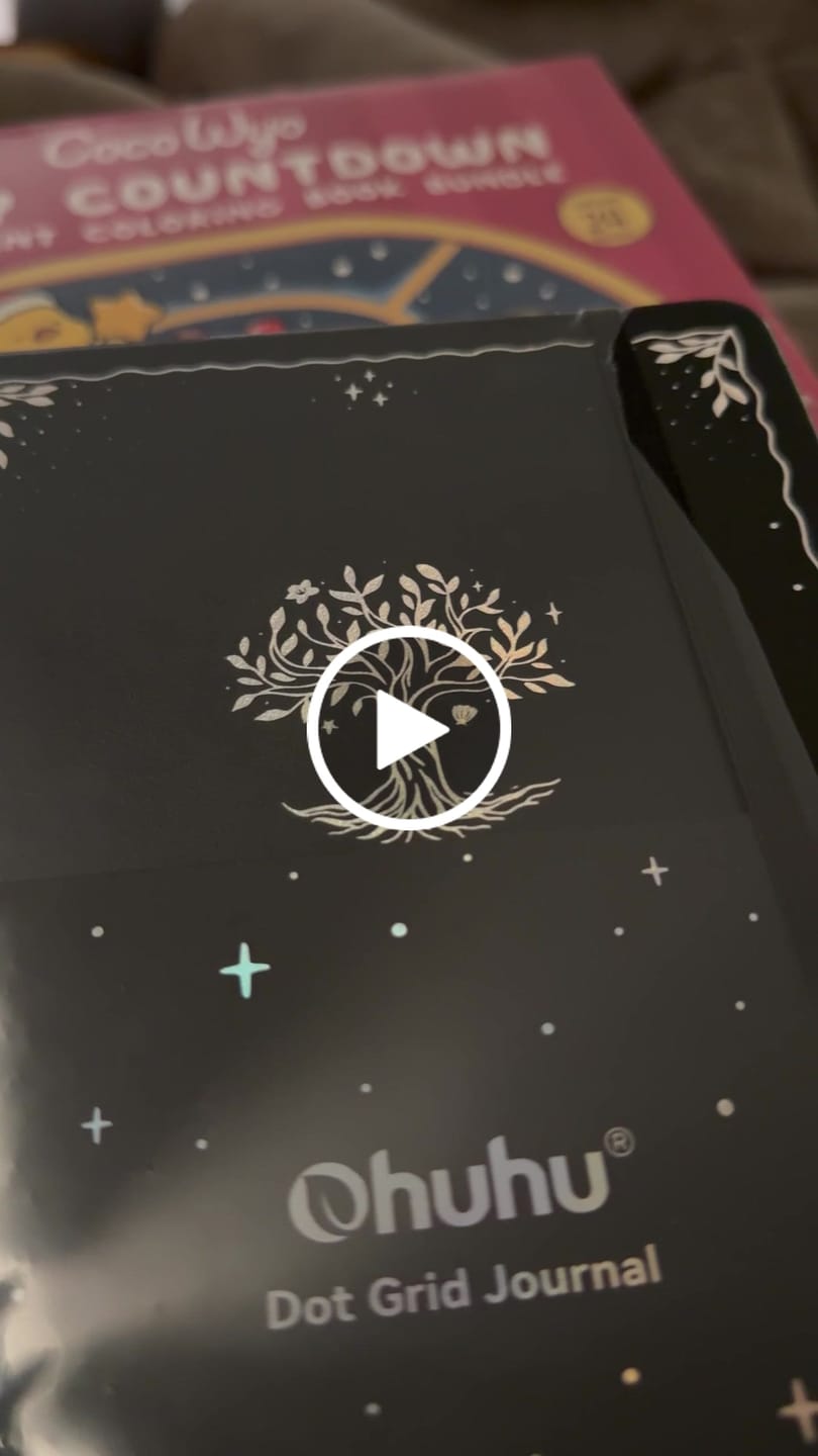 Customer video review of Ohuhu Bleedproof Bullet Dotted Journal Notebook