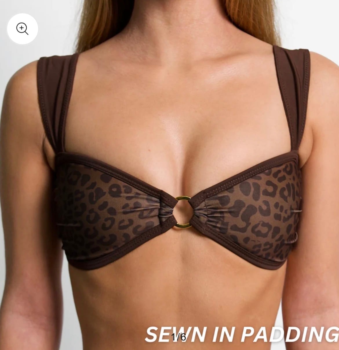 Customer photo review of BRIDGET Jaguar Princess Bikini Top