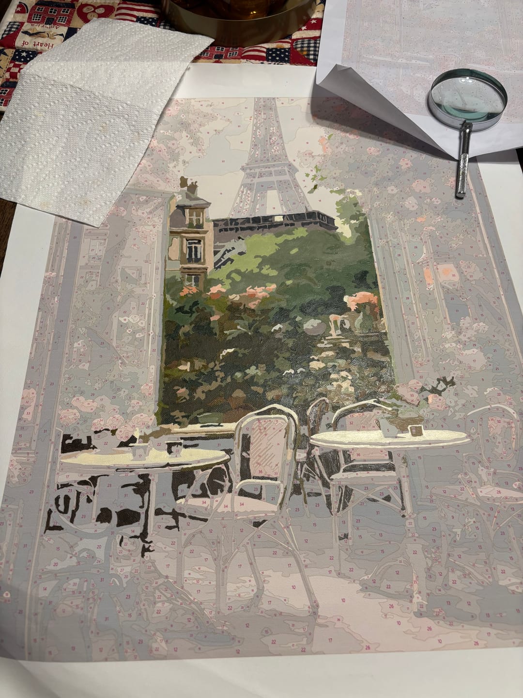 Customer photo review of Cafe View of the Eiffel Tower