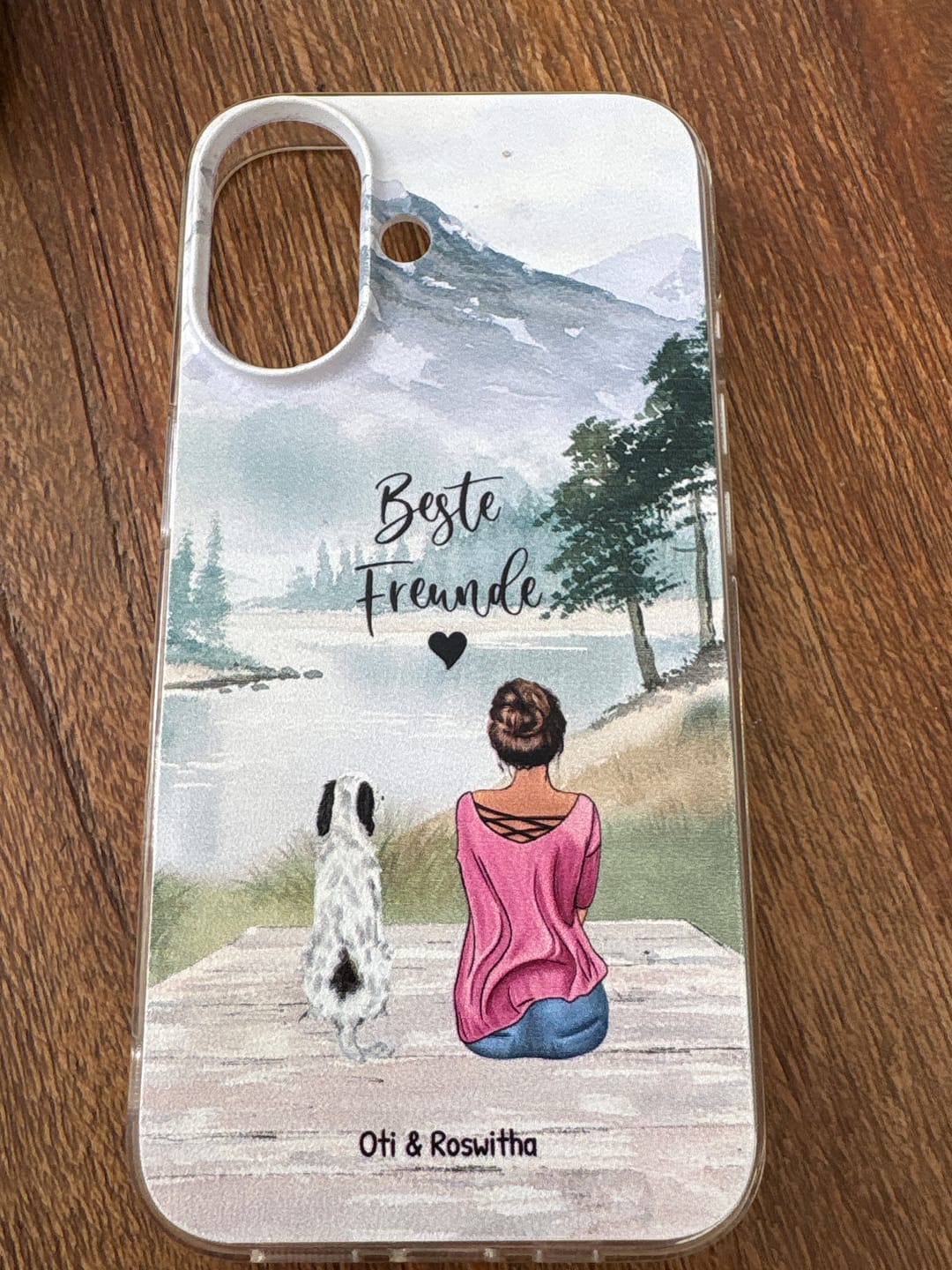 Customer photo review of Personalisierte Handyhülle - Unterwegs mit Haustier