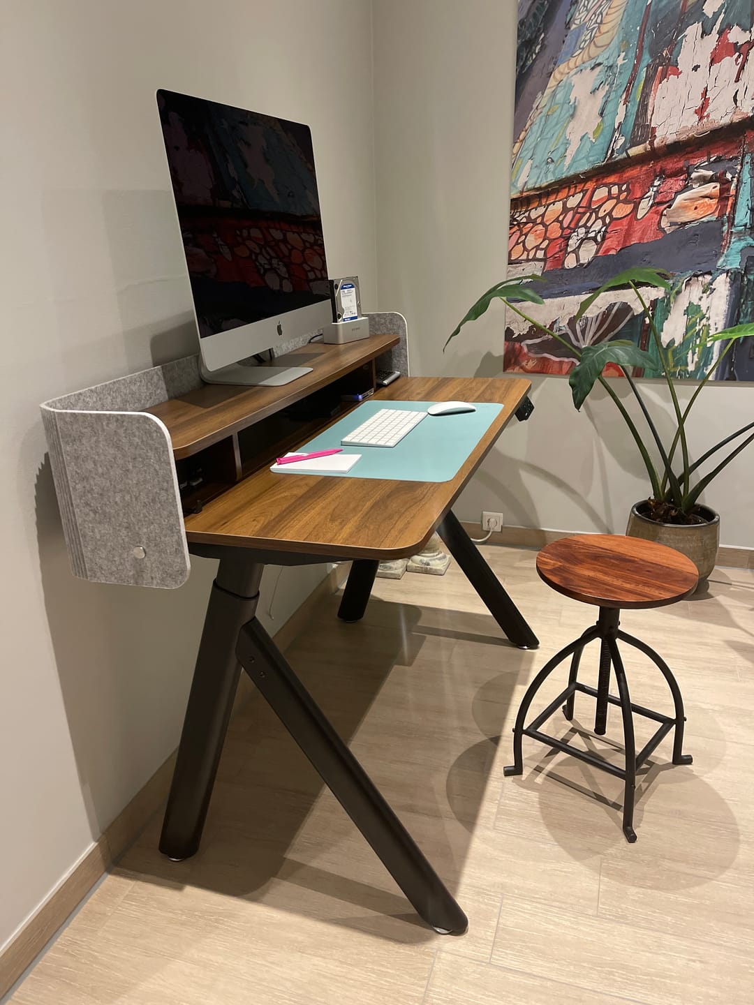 Customer photo review of Maidesite ArborLift Elektrisch Höhenverstellbarer Schreibtisch, 120x60 / 140x70 cm, mit USB-C Anschluss