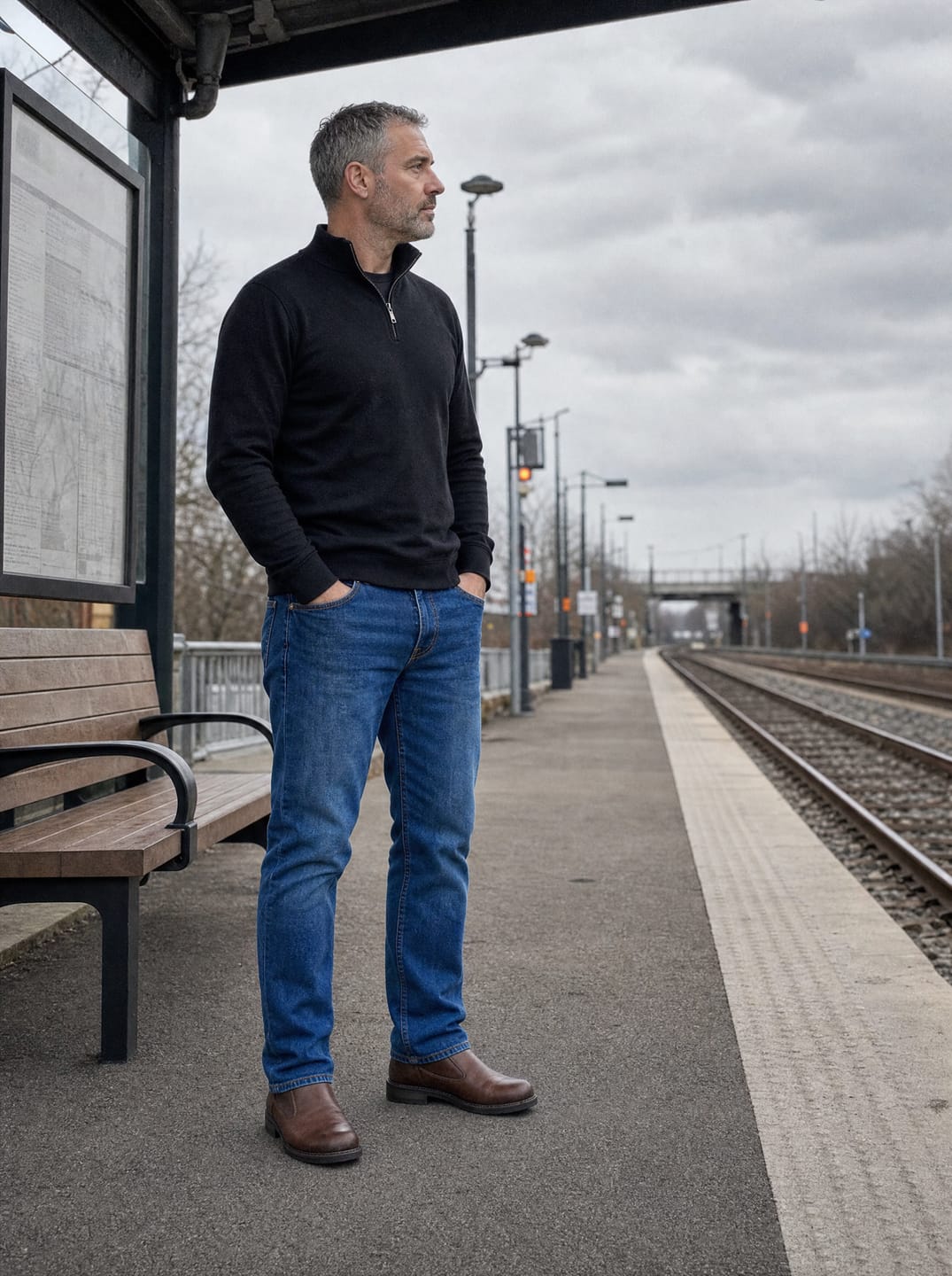 Customer photo review of The Precision Jeans – Indigo
