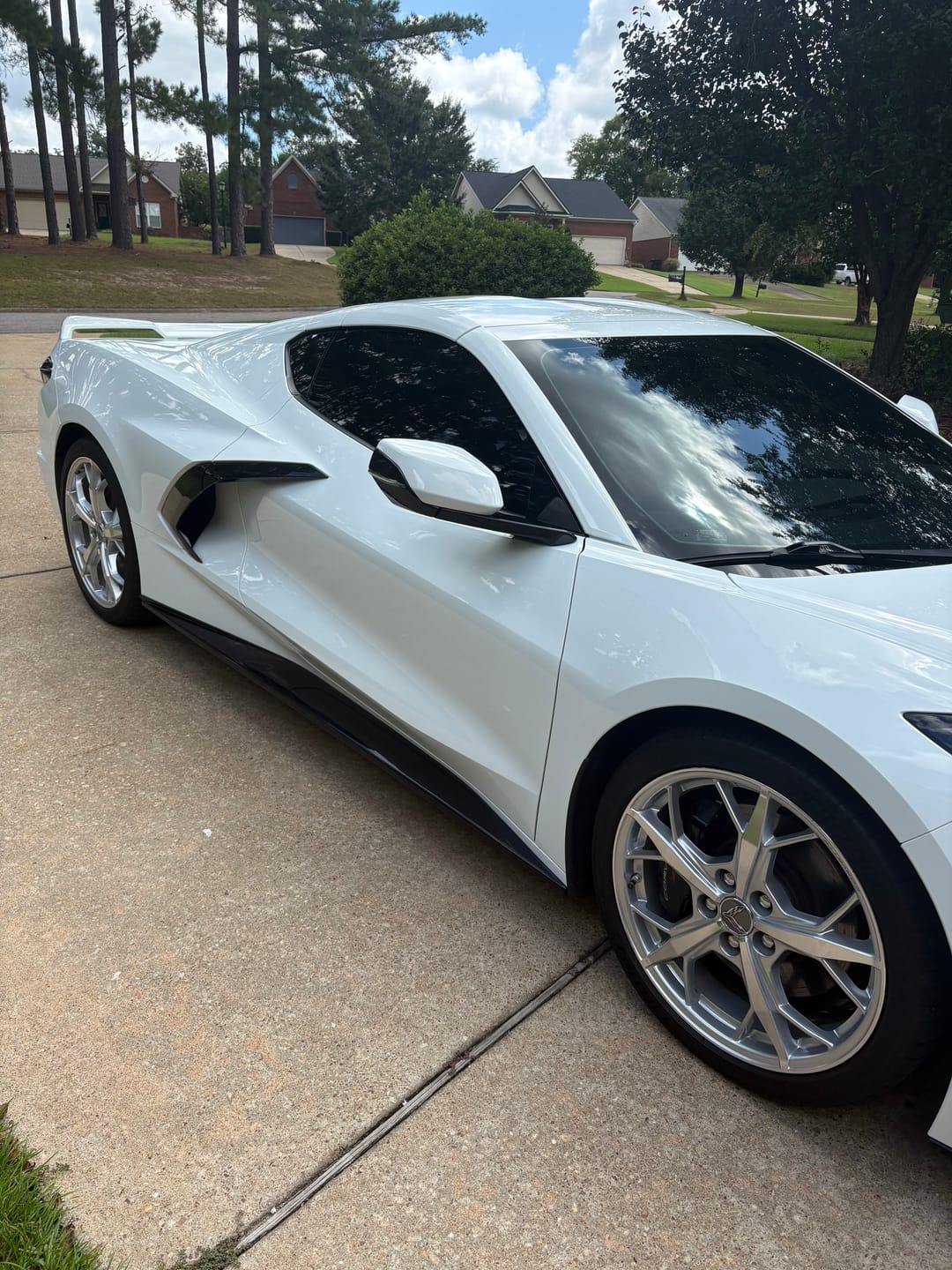 Customer photo review of Corvette C8 EOS Performance Side Skirts