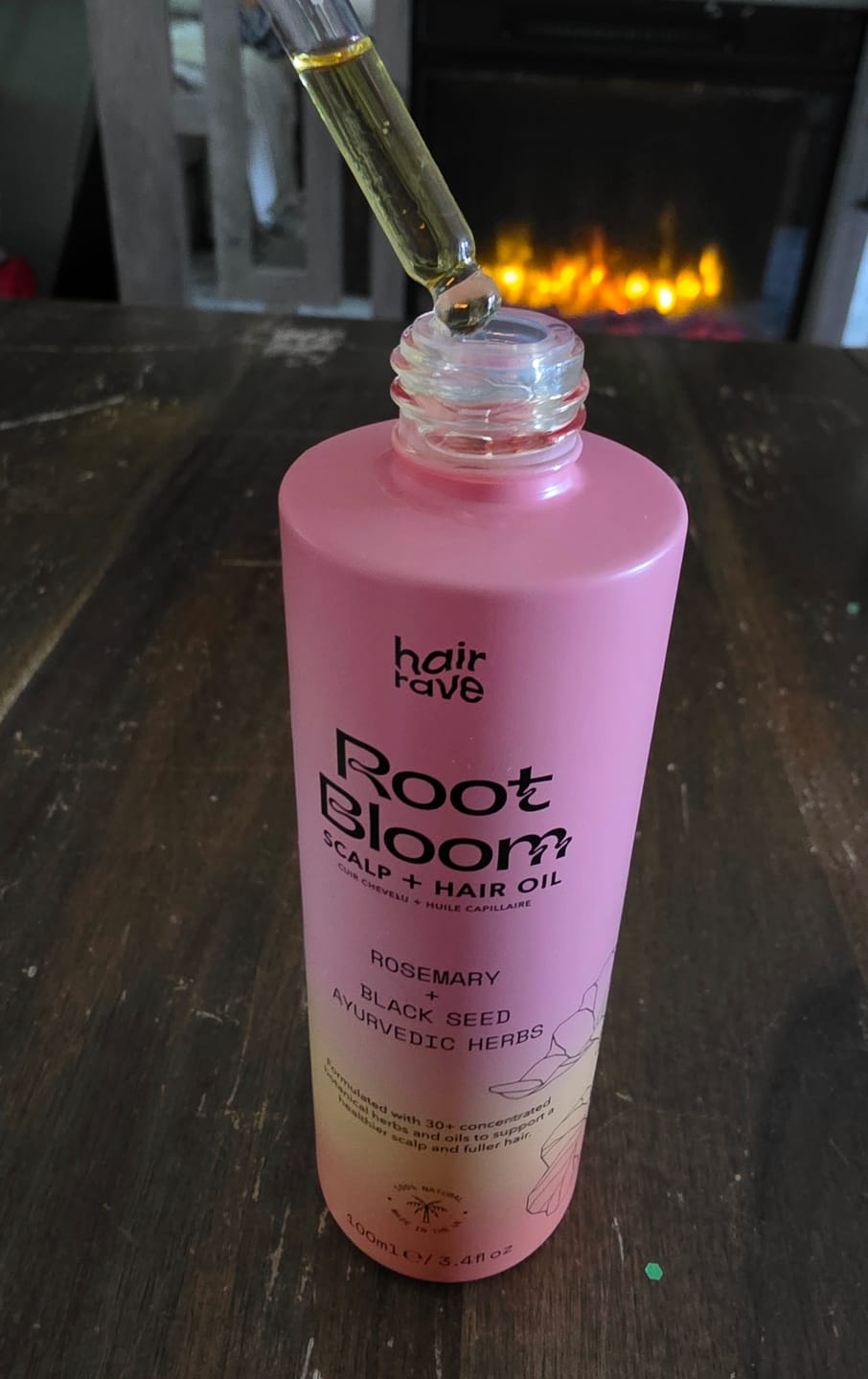 Customer photo review of Hair Growth Oil - Root Bloom Hair And Scalp Oil