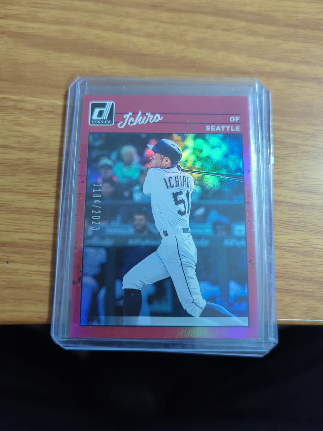 Customer photo review of Basic Top Loader Card Holders (35-360pt)