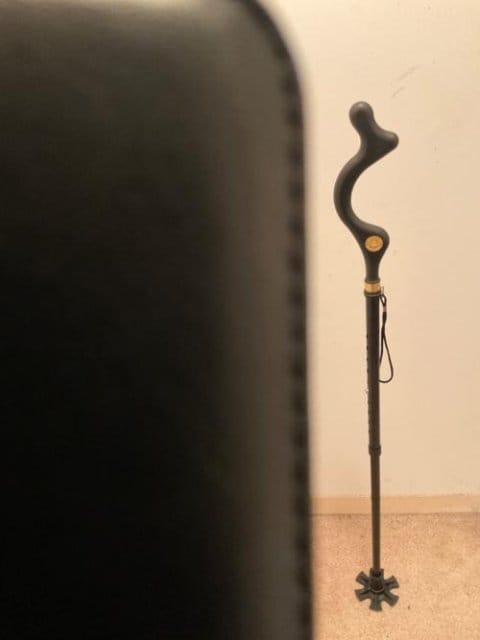 Customer photo review of The Perfect Walking Stick for Seniors