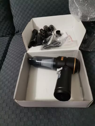 Customer photo review of Cordless Car Vacuum Cleaner & Air Duster | Aerovix Turbo 5000