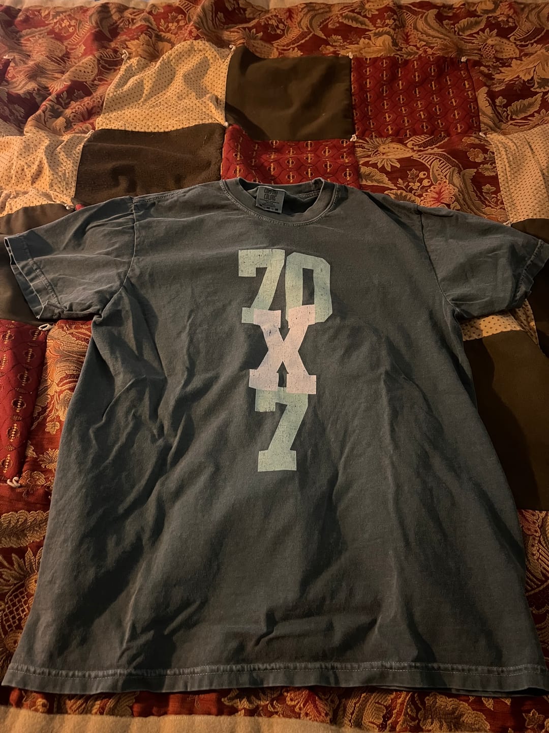 Customer photo review of 70X7 T-shirt