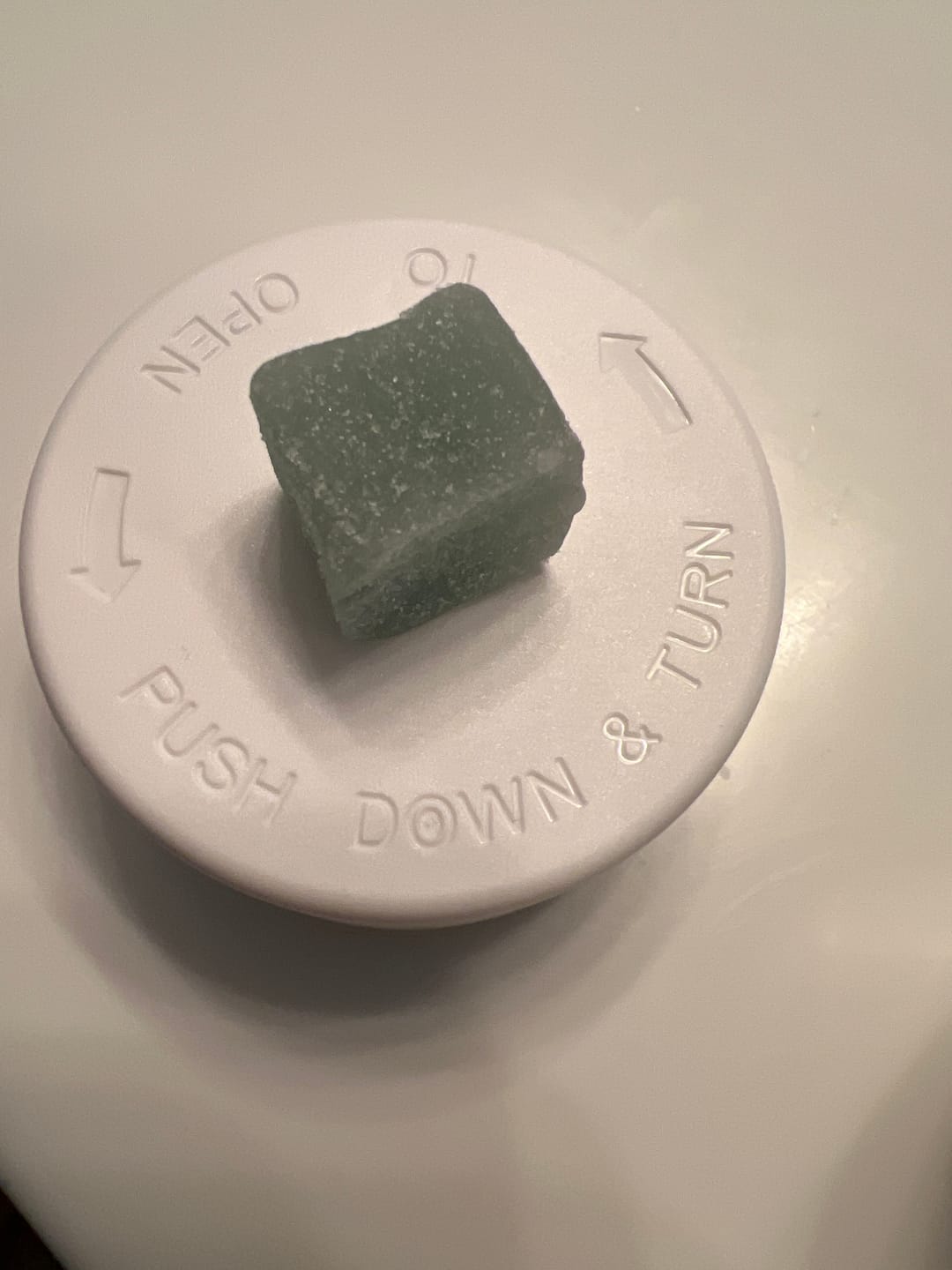Customer photo review of Bluerazz Rocket D8 Gummies