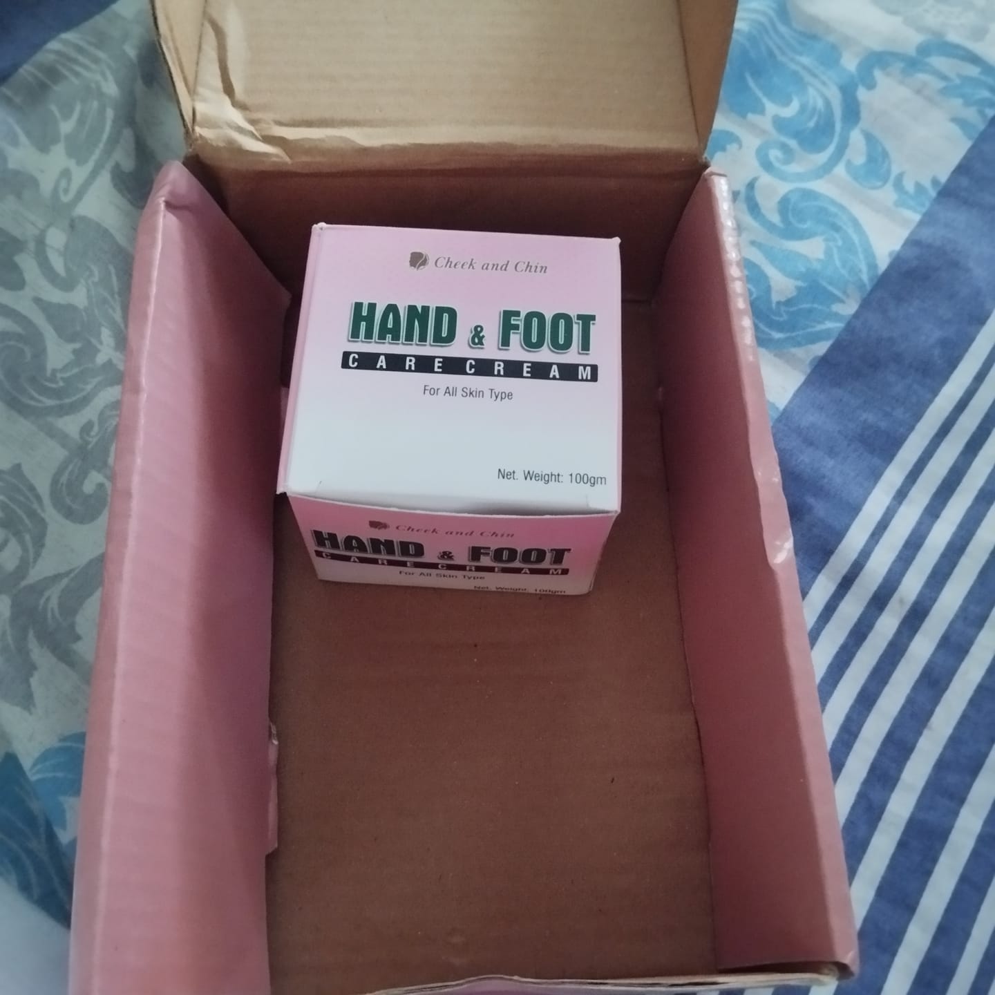 Customer photo review of Hand and Foot cream