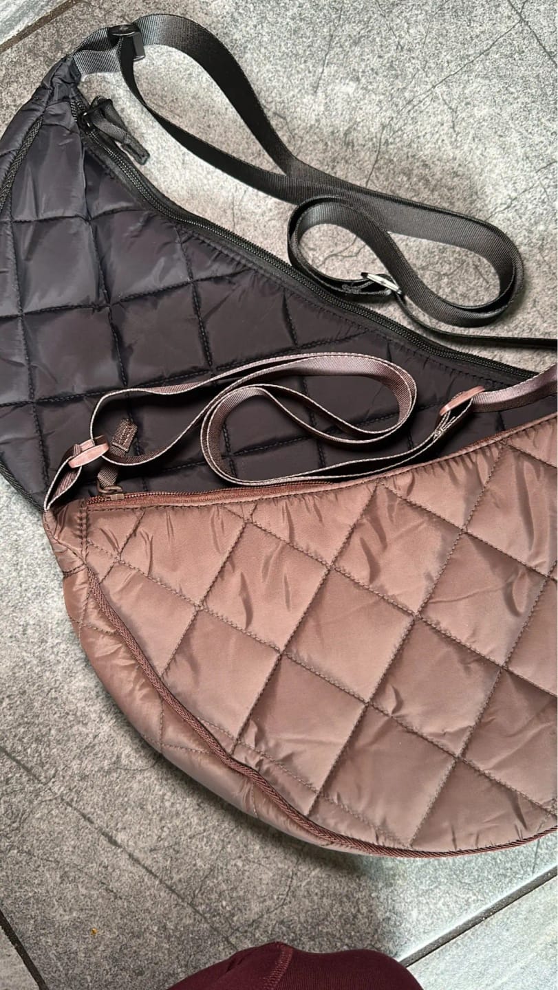 Customer photo review of Ella Nylon Crossbody Belt Bag