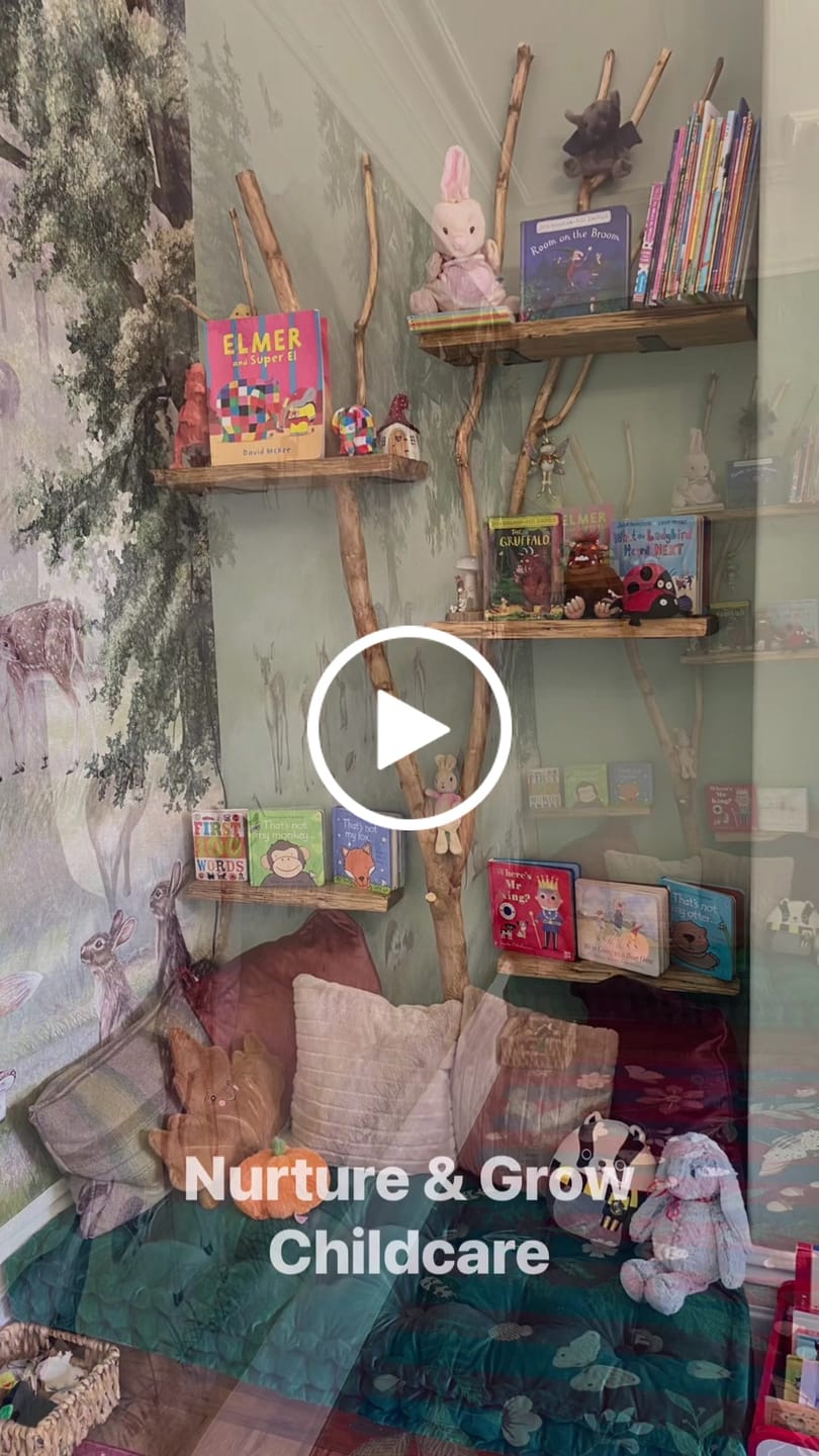 Customer video review of Forest Fun - Children's Forest Illustration of Woodland Animals Wallpaper Mural