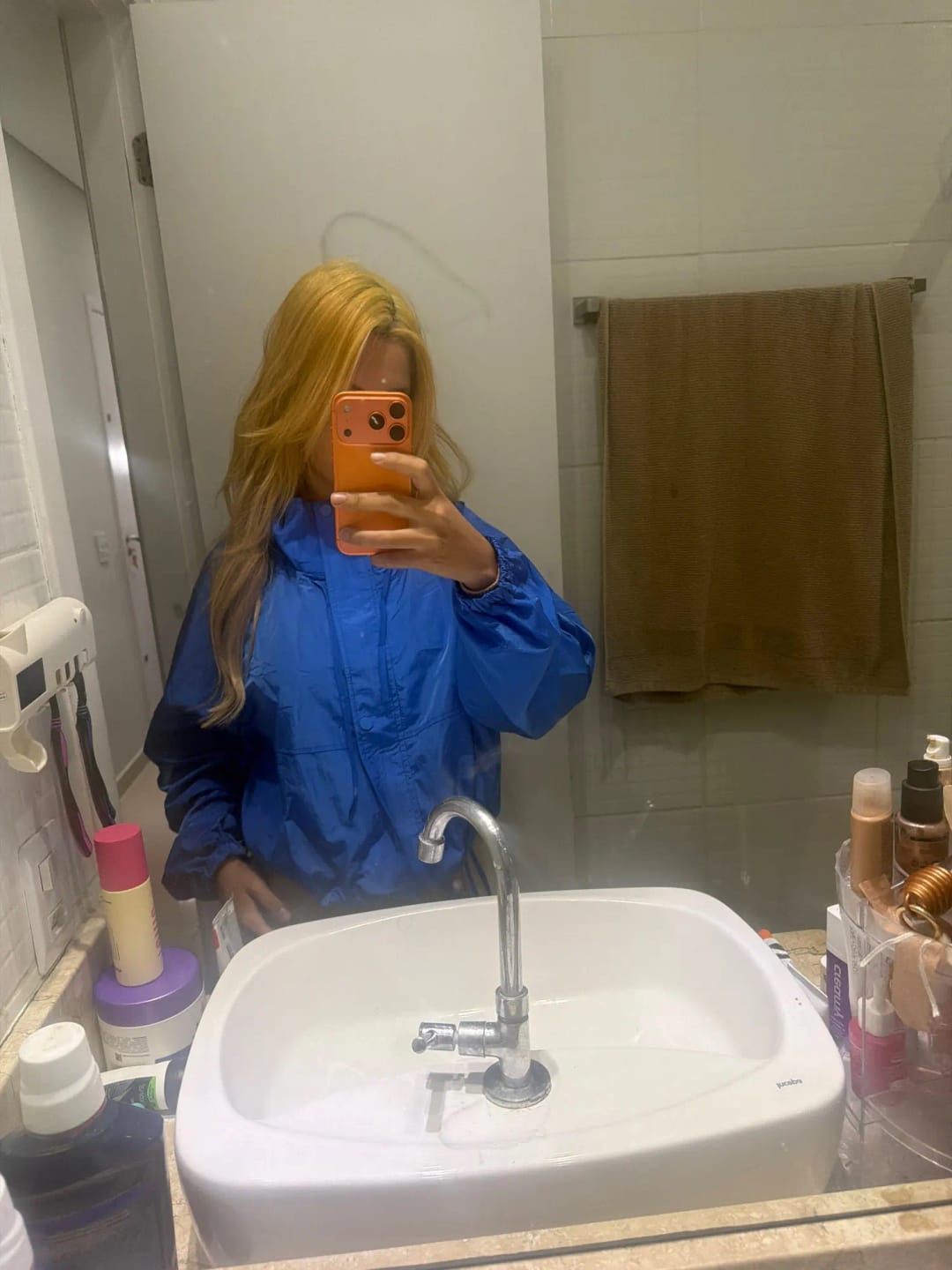 Customer photo review of Alice Stand Collar Windbreaker Jacket